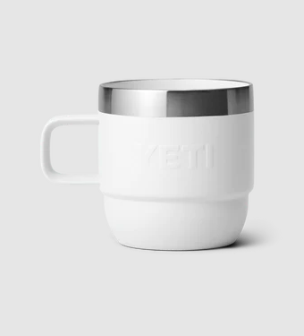 Yeti Rambler 6oz Espresso 2 Pack Stackable Cups - White
