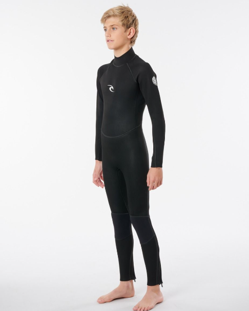 Rip Curl Freelite 5/3mm Junior Back Zip Wetsuit - Black