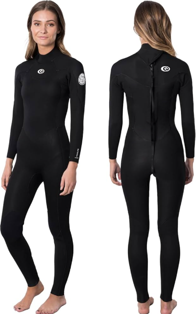 Rip Curl Freelite 5/3mm Back Zip Winter Wetsuit - Black