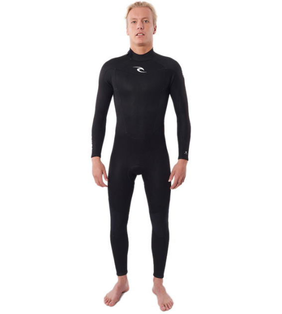Rip Curl Freelite 5/3mm Mens Back Zip Winter Wetsuit  - Black