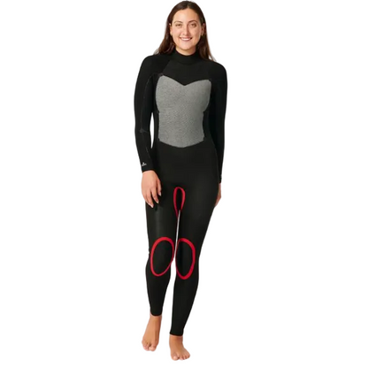 Rip Curl Omega 5/3mm Women's Back Zip Winter Wetsuit 2025 - Black