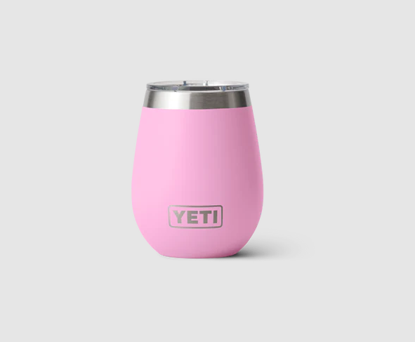 Yeti Rambler 10oz  Wine Tumbler with MagSlider Lid - Power Pink