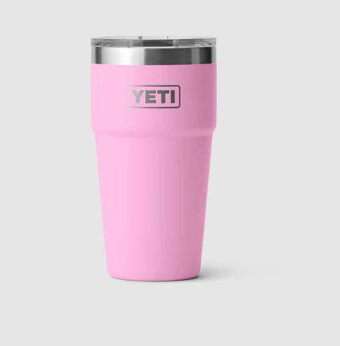 Yeti Rambler 16oz Pint Cup with Magslider Lid  - Power Pink