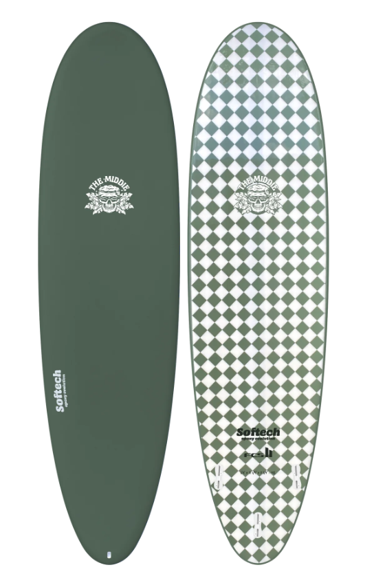 Softech The Middie Softboard - Jade Diamonds
