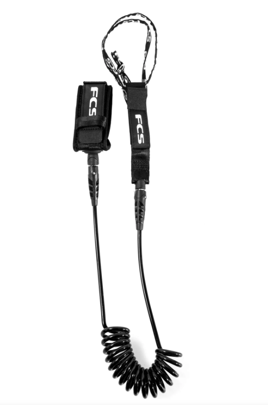 FCS 11' - 14' SUP Comp Touring Essential Leash - Black