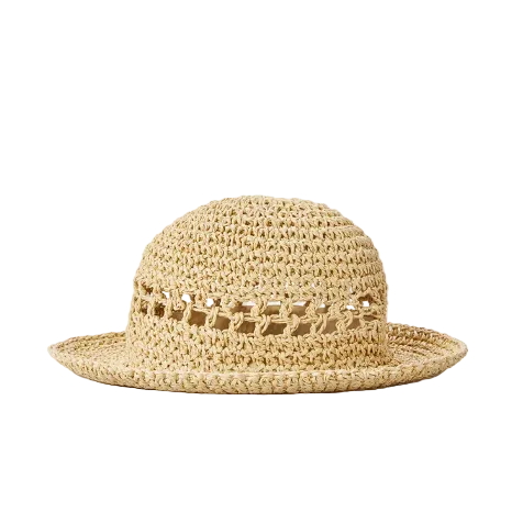 Rip Curl Essentials Crochet Women's Bucket Hat - Natural