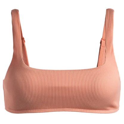 Roxy Rib Roxy Love The Glassy Women's Bikini Top - Salmon