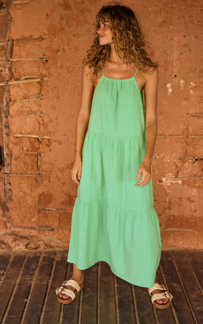 Roxy Wavy Days Womens Dress - Zephyr Green