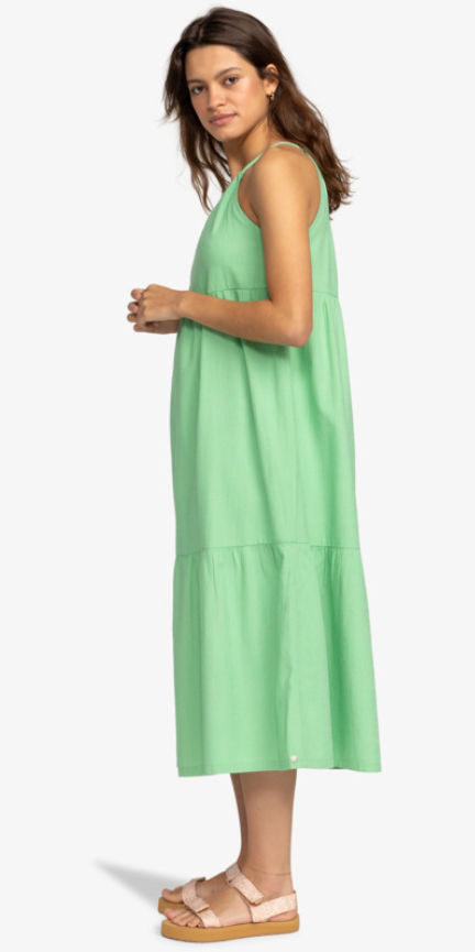 Roxy Wavy Days Women's Dress - Zephyr Green