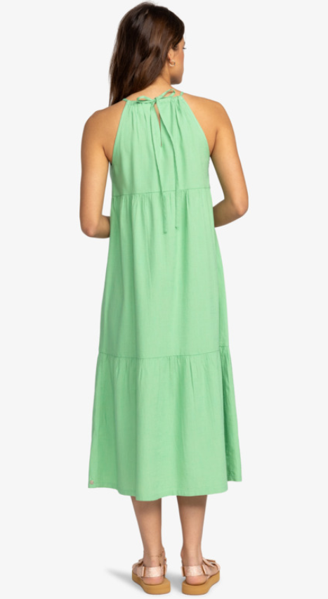 Roxy Wavy Days Women's Dress - Zephyr Green