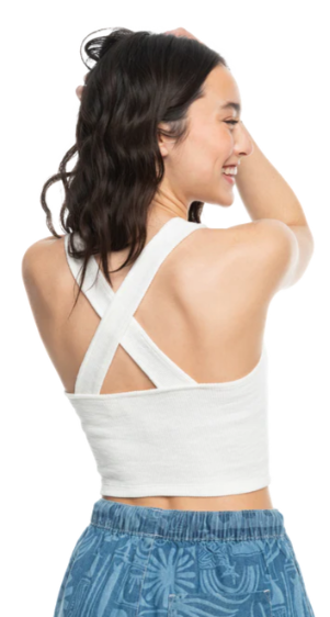 Roxy Please Come Back Tank Top - Snow White