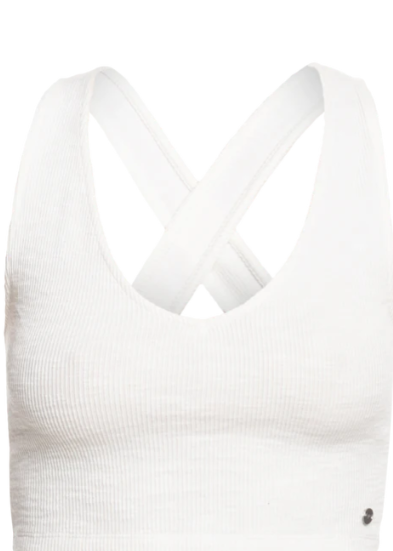 Roxy Please Come Back Tank Top - Snow White