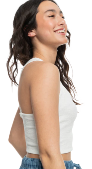 Roxy Please Come Back Tank Top - Snow White