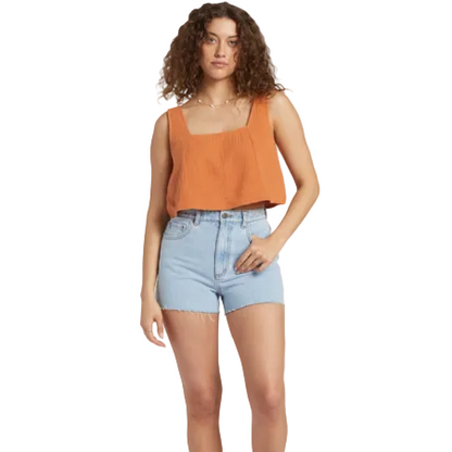 Billabong Open Skies Women's Woven Top - Toffee