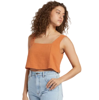 Billabong Open Skies Women's Woven Top - Toffee