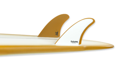 Futures Christenson Twin Fins - White/Brown