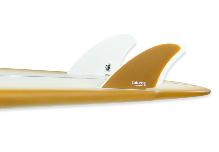 Futures Christenson Keel Fins - Brown/White