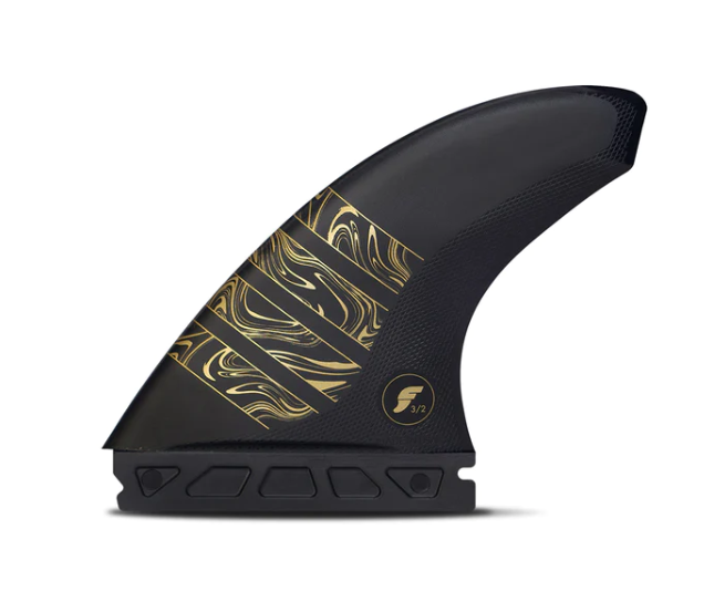 Futures Alpha Vector 3/2 Medium Fins - Carbon/Gold
