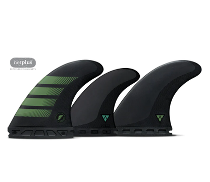 Future F8 Alpha Large 5-Fin - Carbon/Olive