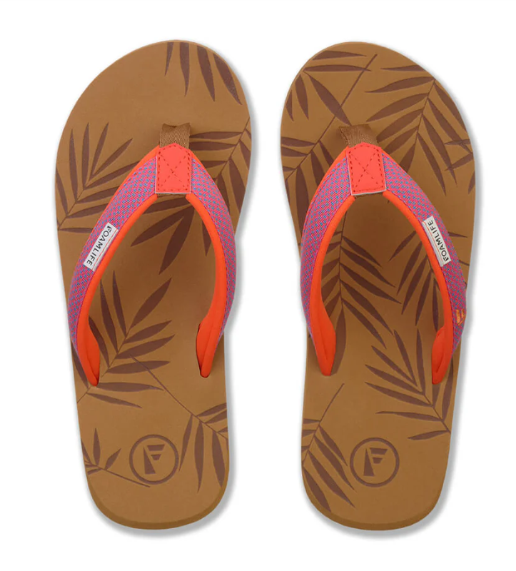 Foamlife Harts Women's Flip-Flops - Latte Brown