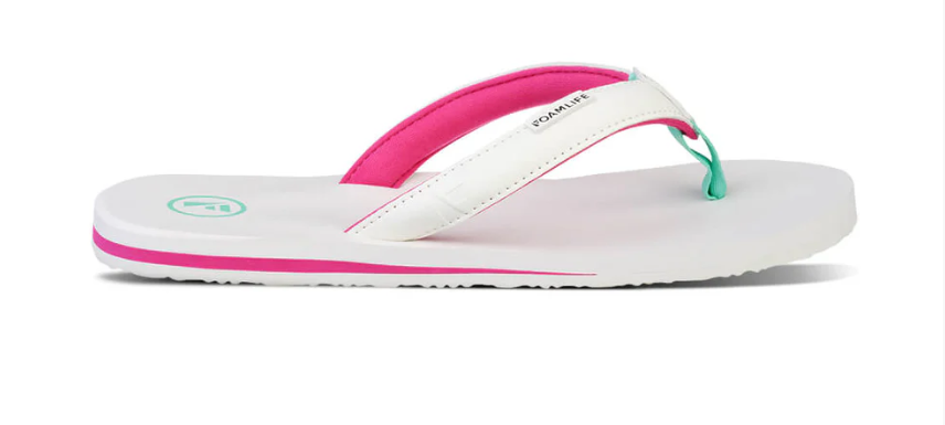 Foamlife Traa Women's Flip-Flops - White