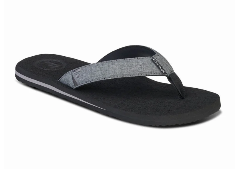 Foamlife Sharrp Mens Flip Flops  - Black