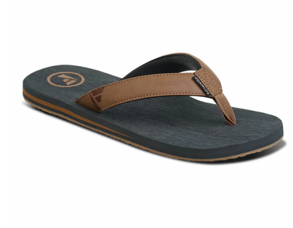 Foamlife Seales Earth Mens Flip Flops - Slate Grey