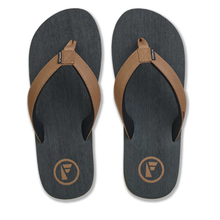 Foamlife Seales Earth Men's Flip-Flops - Slate Grey