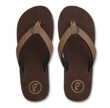 Foamlife Seales Earth Mens Flip Flops - Earth Brown