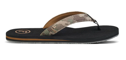 Foamlife Pampa Artist Series Men's Flip-Flops - Black