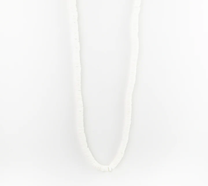 Pineapple Island Padangbai Puka Shell Choker Necklace - White