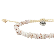 Pineapple Island Shell Beaded Anklet - White