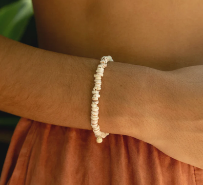 Pineapple Island Bracelet - White