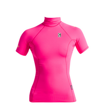 C Skins NuWave Rash X Womens Rash Vest - Lipstick/Bright Coral