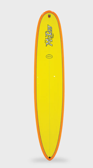 McCoy All Round Mal XF Longboard Surfboard - Sunrise Polish/Yellow/Orange