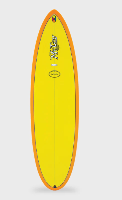 McCoy All Round Nugget Surfboard Future XF - Sunrise Polish/Yellow/Orange