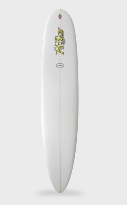 McCoy All Round Mal XF Longboard Surfboard - Clear Sanded