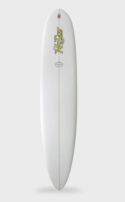 McCoy All Round Mal XF Longboard Surfboard - Clear Sanded