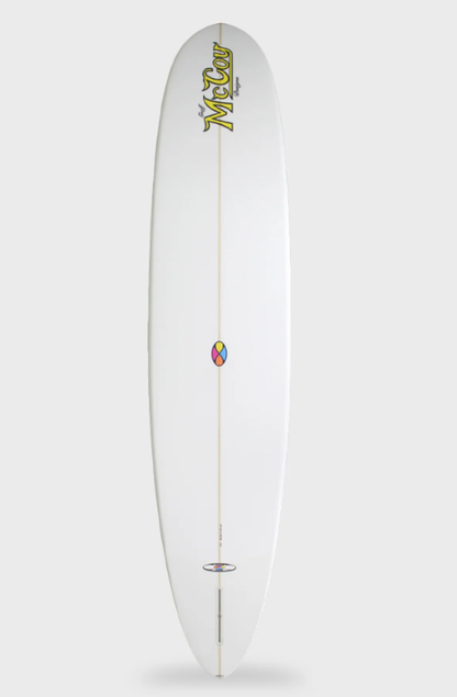 McCoy All Round Mal XF Longboard Surfboard - Clear Sanded