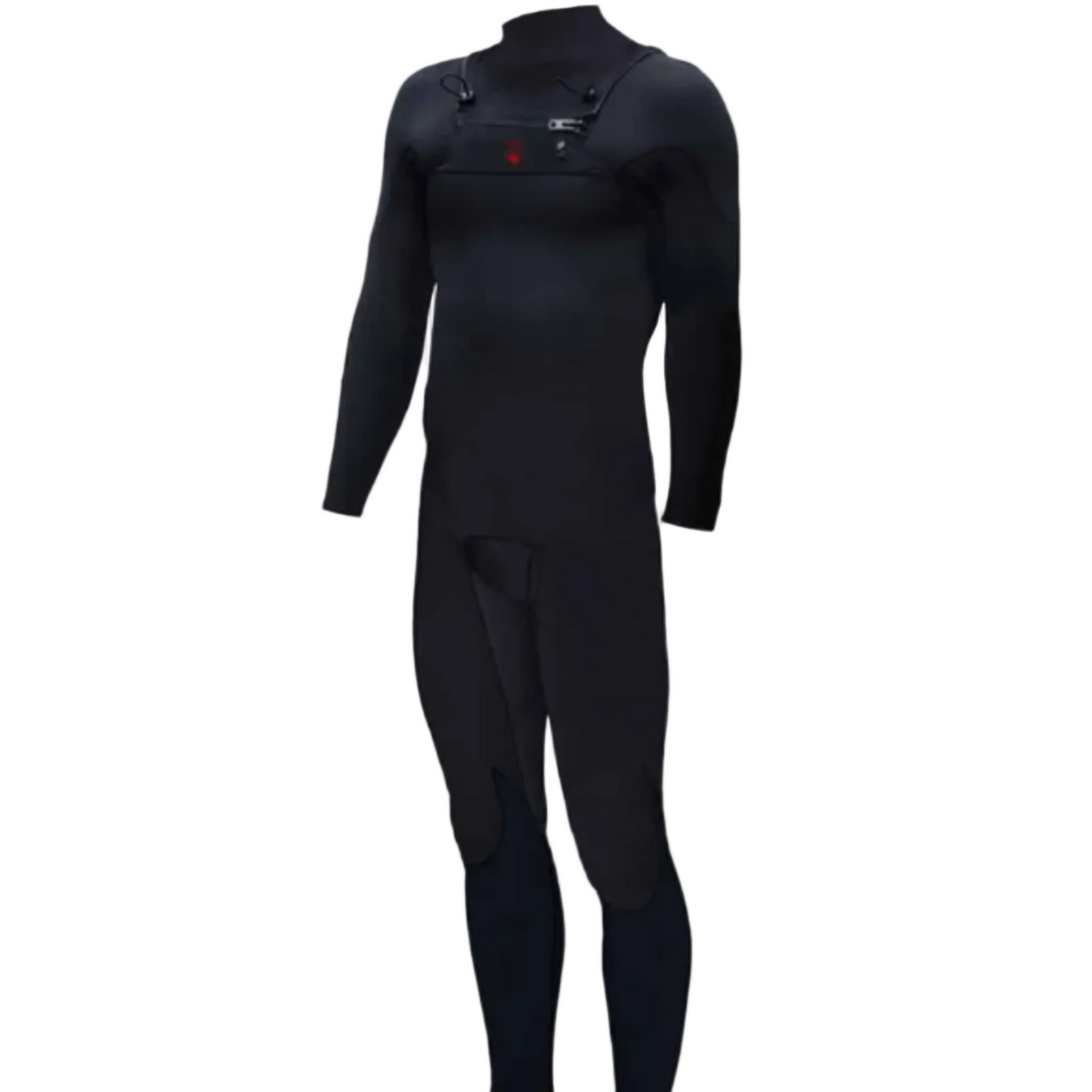 Zion Ando Vault 3/2mm Mens Chest Zip Summer Wetsuit - Black