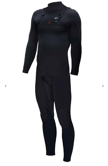 Zion Ando Vault 4/3mm Mens Chest Zip Wetsuit - Black