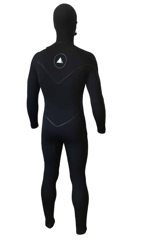 Zion YETI 6/5/4mm Men's Winter Hooded Wetsuit 2025 - Black
