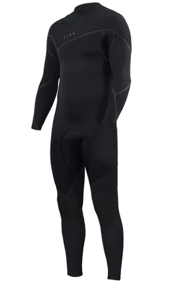 Zion Cortez 4/3mm Mens Zip Free Wetsuit - Black