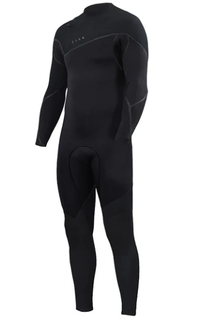 Zion Cortez 4/3mm Mens Zip Free Wetsuit - Black