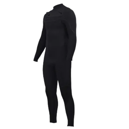 Zion Vault 4/3mm Mens Chest Zip Wetsuit - Black