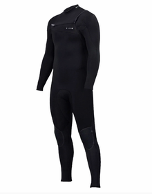 Zion Wesley 3/2mm Mens Chest Zip Summer Wetsuit  - Black