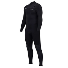 Zion Wesley 4/3mm Mens Chest Zip Summer Wetsuit  - Black
