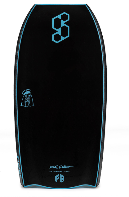 Science Sub Zero PE Bat Tail Bodyboard - Aqua