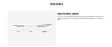 Planche de surf DHD Phoenix EPS Swallow Tail - White