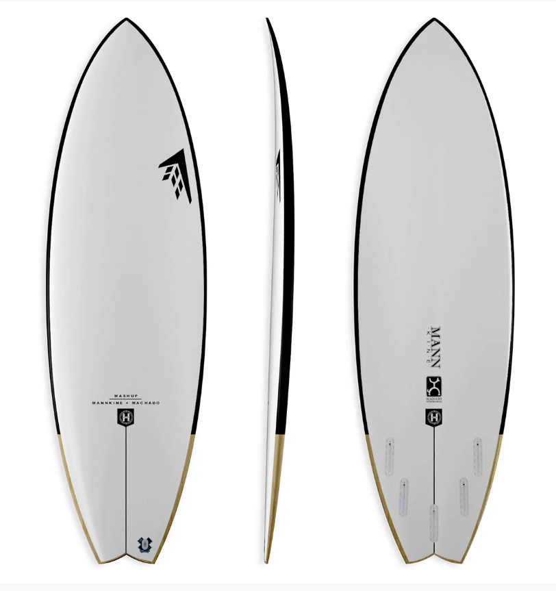 Firewire Seaside Helium Mashup Futures Surfboard - White